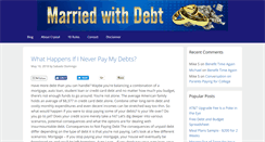 Desktop Screenshot of marriedwithdebt.com